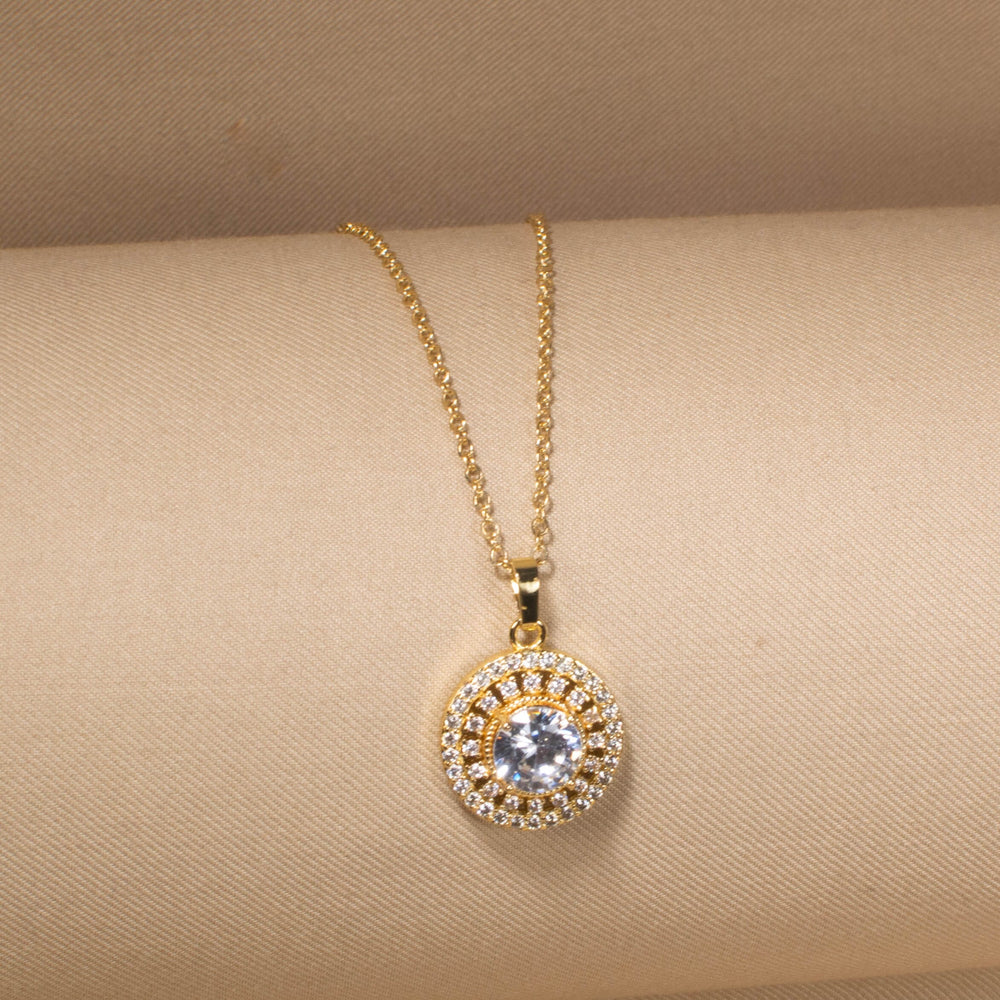 Celestial Solitaire Pendant Set