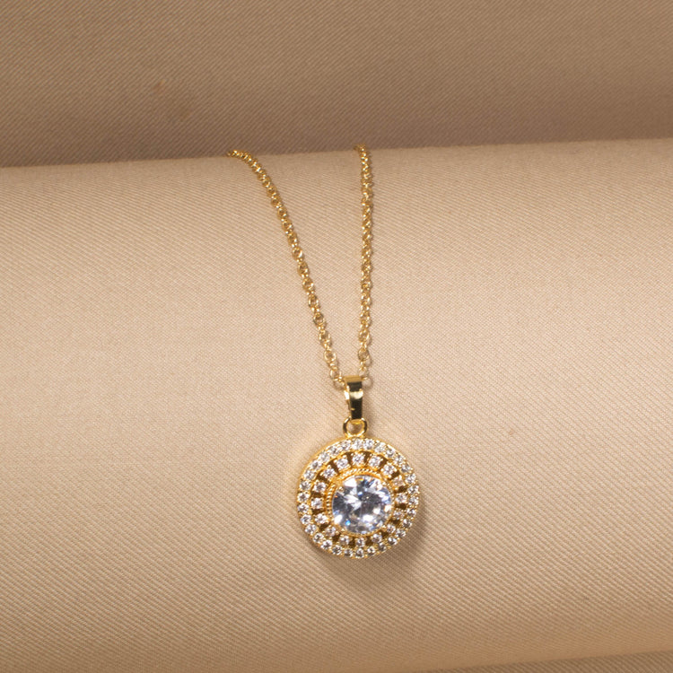Celestial Solitaire Pendant Set