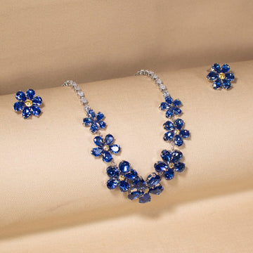 Cerulean Sparkle Necklace Set