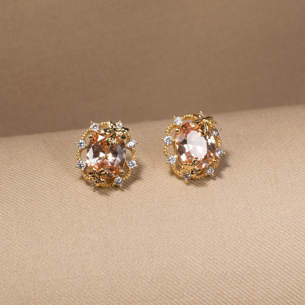 Champagne Cluster Pendant Set