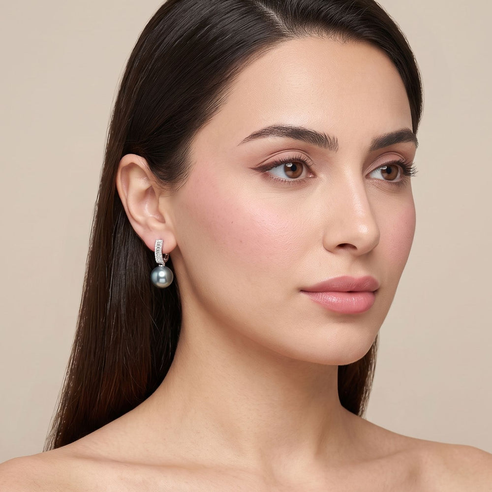 Charlotte Earrings - Grey