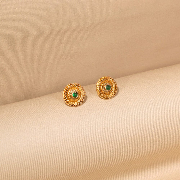 Cirra Necklace Set-Green-Budget Series