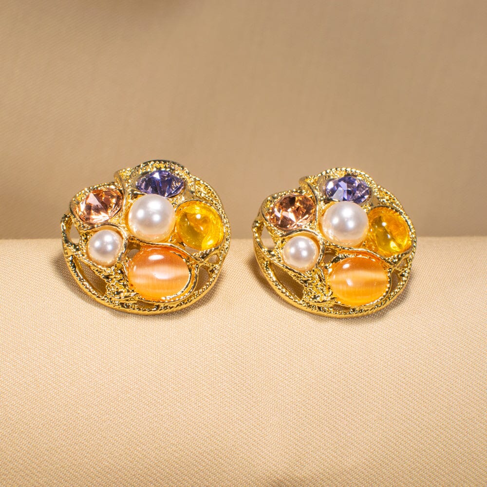 Citrine Crush Studs