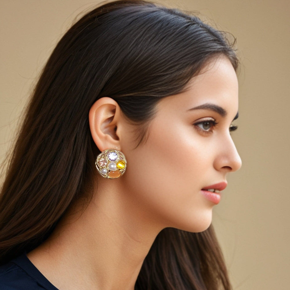 Citrine Crush Studs