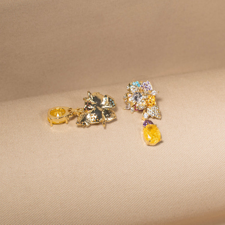 Citrine Nectar Drop Earrings