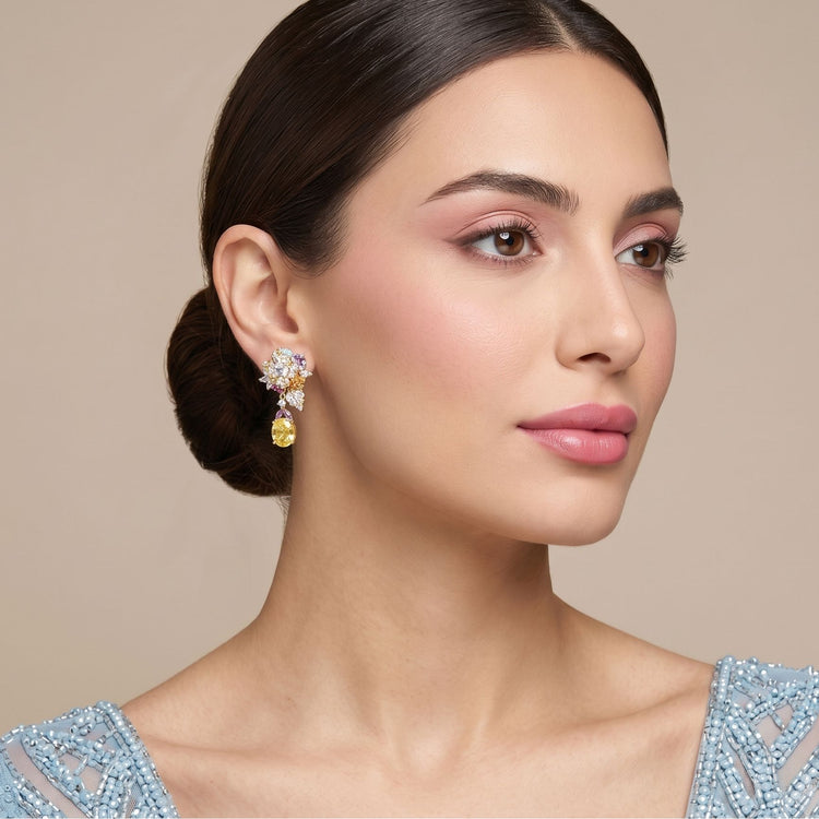 Citrine Nectar Drop Earrings
