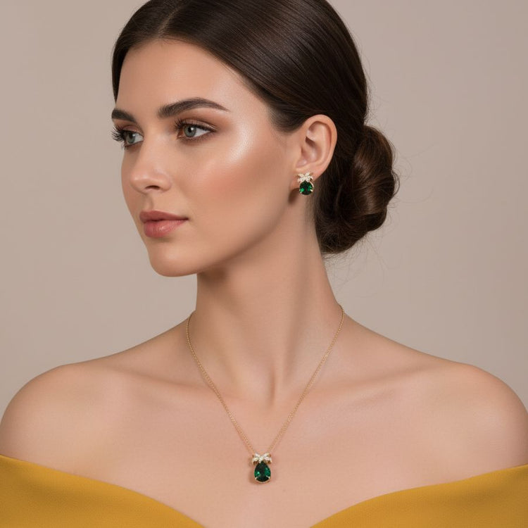 Clair Pendant Set - Green - Minima Collection