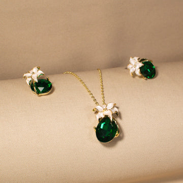 Clair Pendant Set - Green - Minima Collection