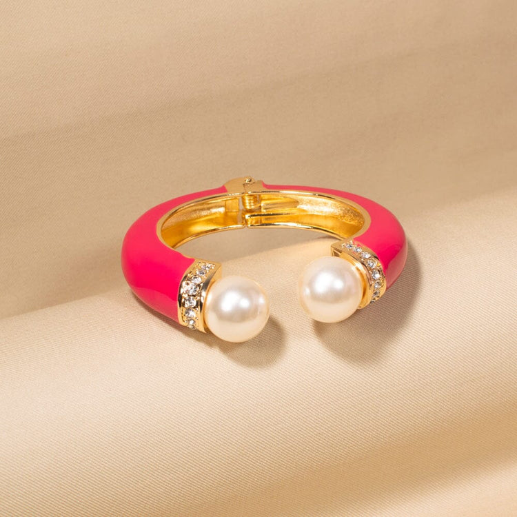 Clio Openable Bangle-Pink
