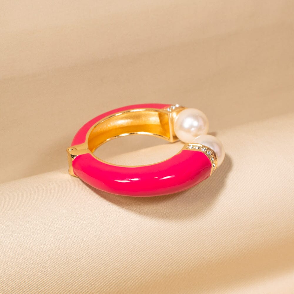 Clio Openable Bangle-Pink