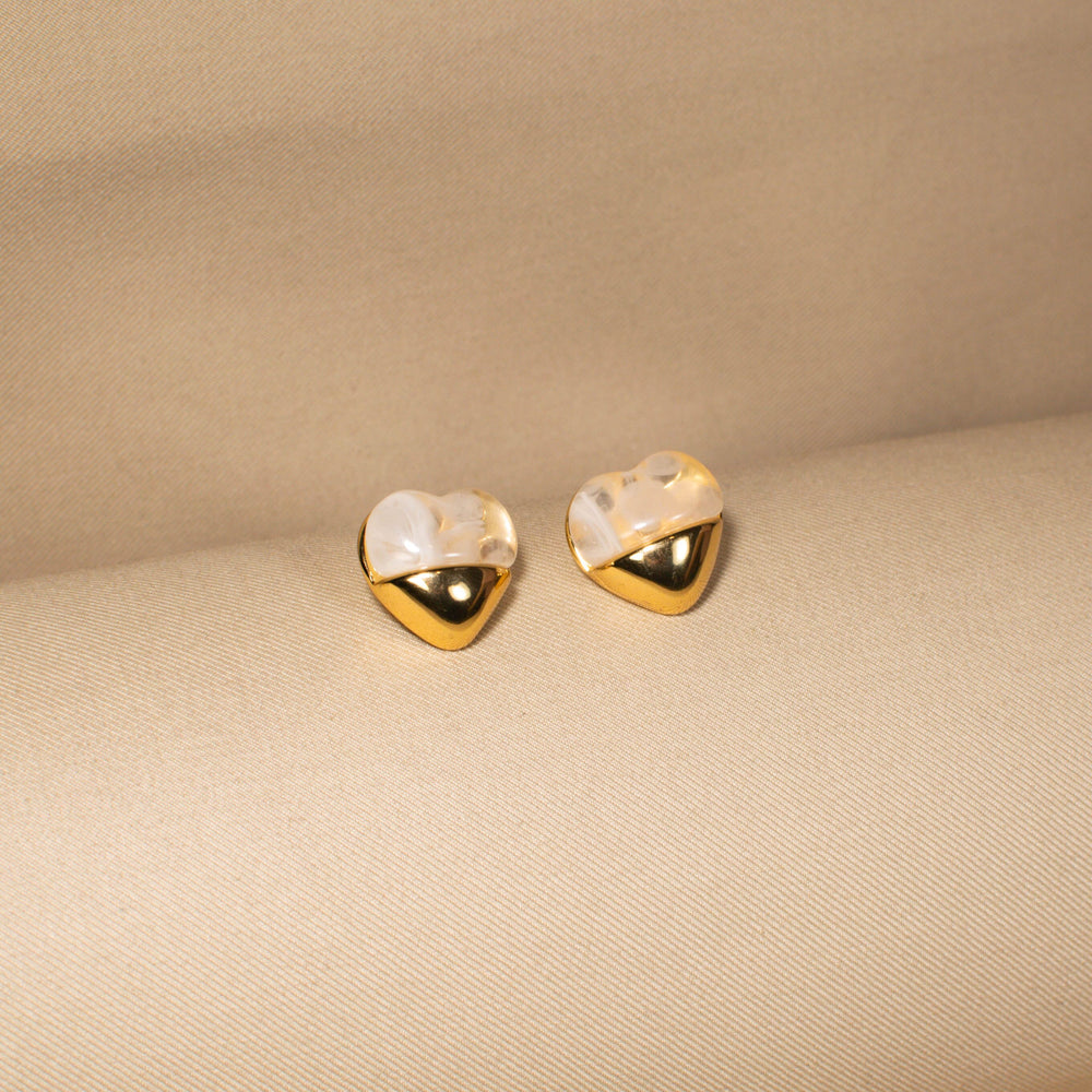 Cloud Nine Heart Studs