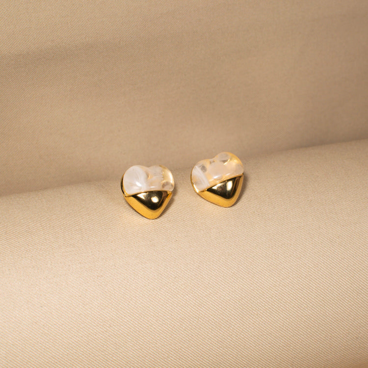 Cloud Nine Heart Studs