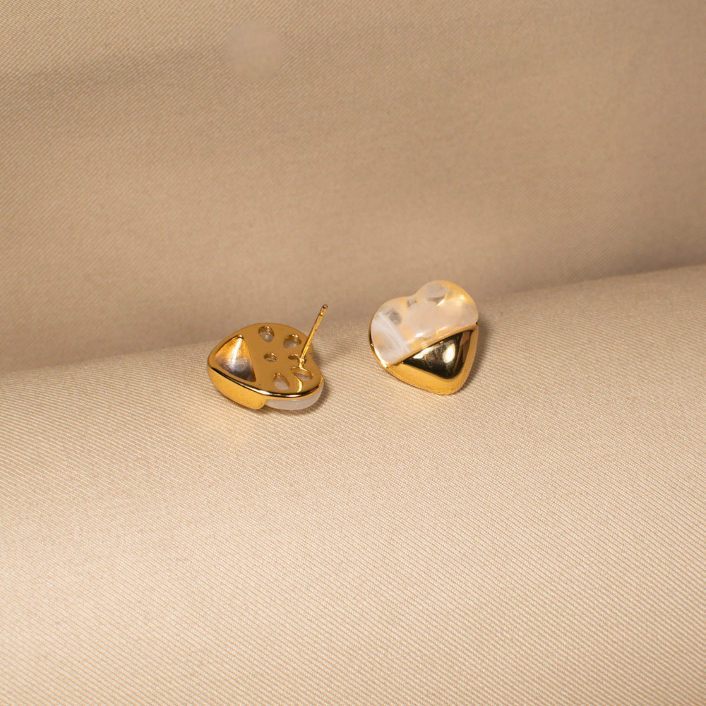 Cloud Nine Heart Studs