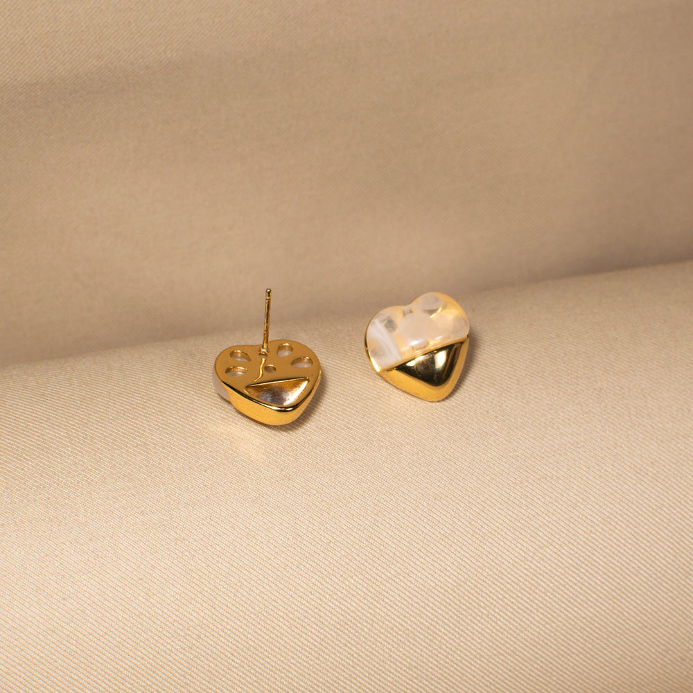Cloud Nine Heart Studs