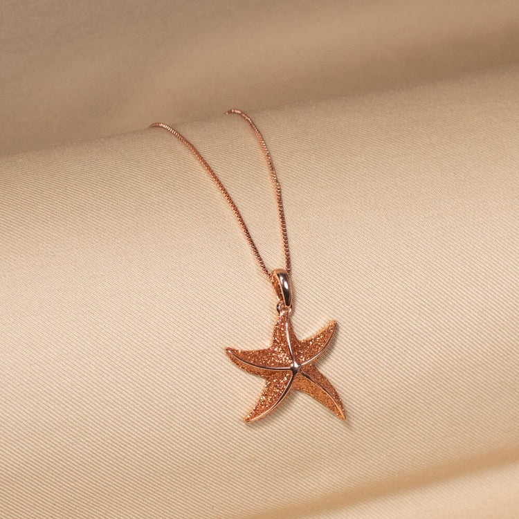 Coastal Star Chain Pendant (No earrings)