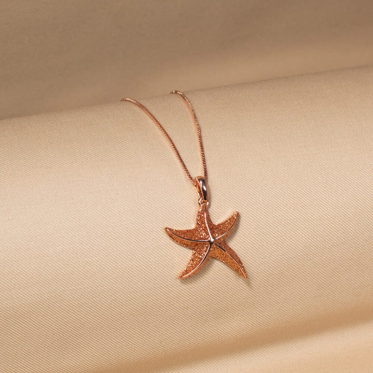 Coastal Star Chain Pendant (No earrings)