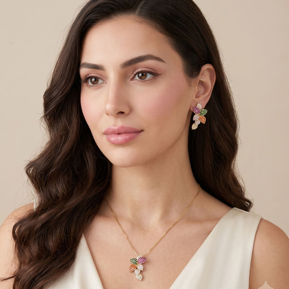 Confetti Flare Pendant Set