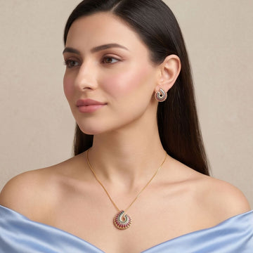 Confetti Swirl Pendant Set