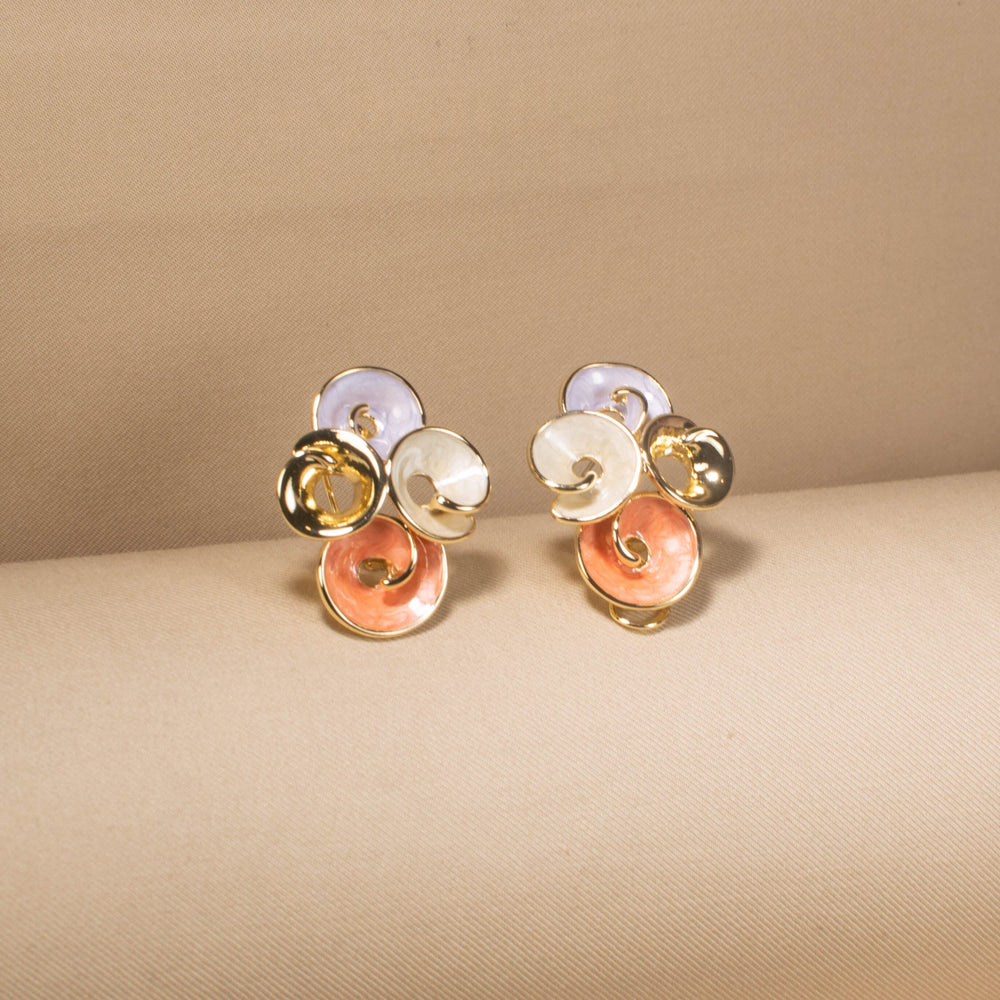 Coral Swirl Pendant Set
