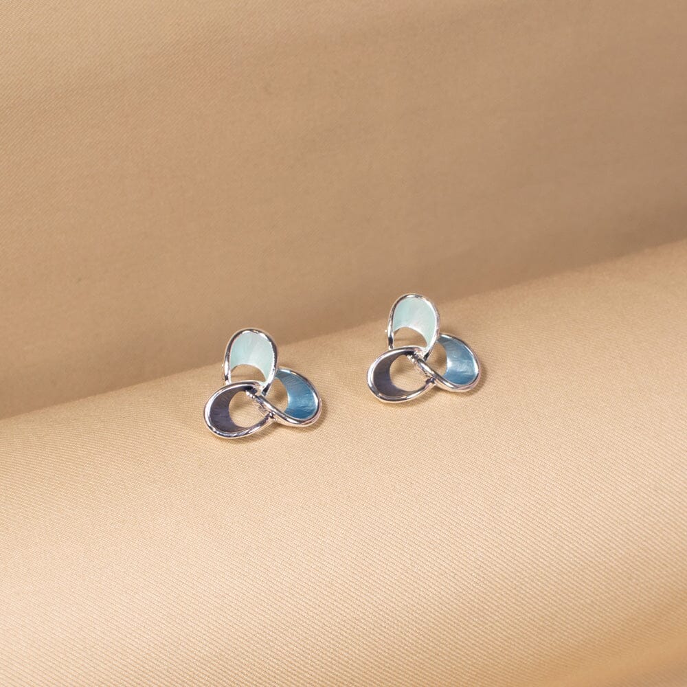 Cosmic Swirl Pendant Set-Blue-Edgy Collection