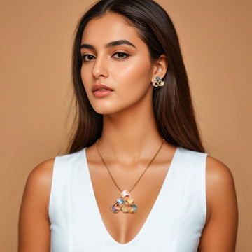 Cosmic Swirl Pendant Set - Edgy Collection