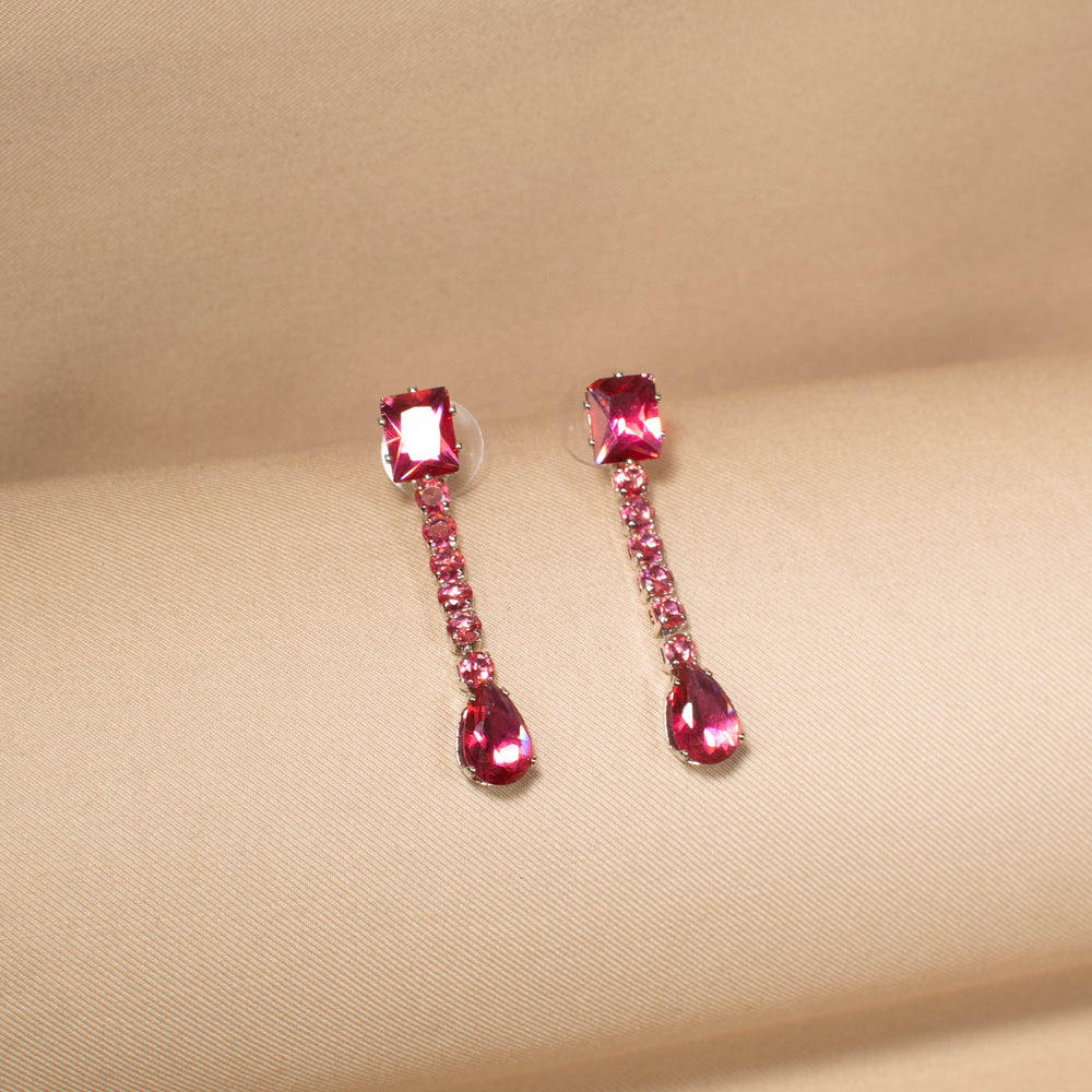 Crimson Cascade Necklace Set