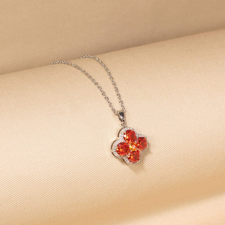 Crimson Clover Pendant Set - Minima Collection