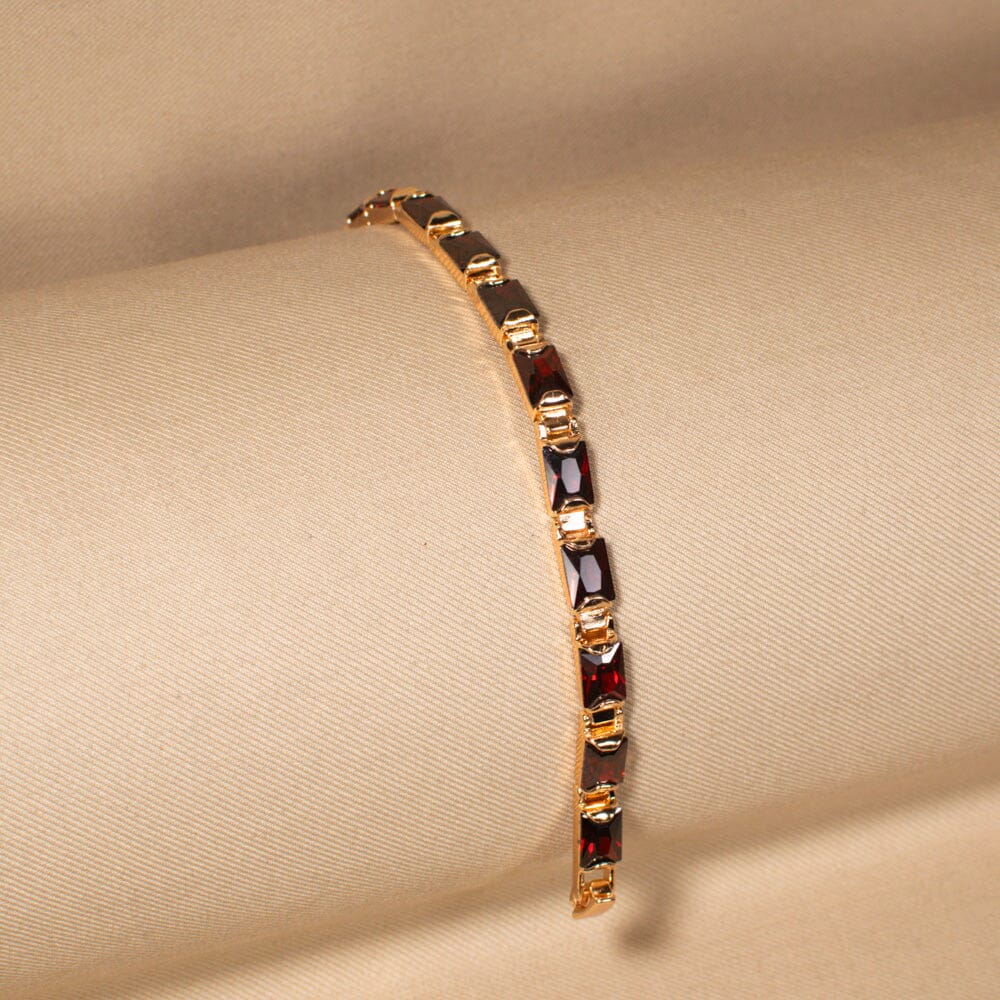 Crimson Glow Bracelet