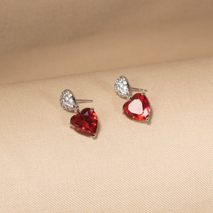 Crimson Grace Earrings - Minima Collection