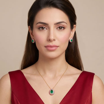 Crown Jewel Pendant Set