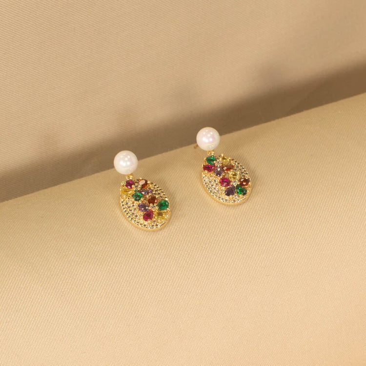 Crystal Bouquet Luxury Pendant Set - Glitterati Collection