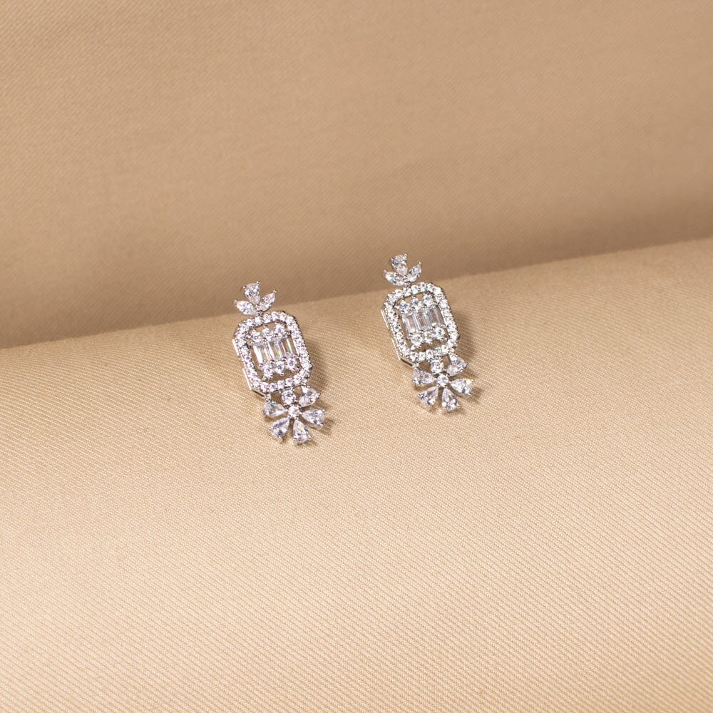 Crystal Flora Necklace Set