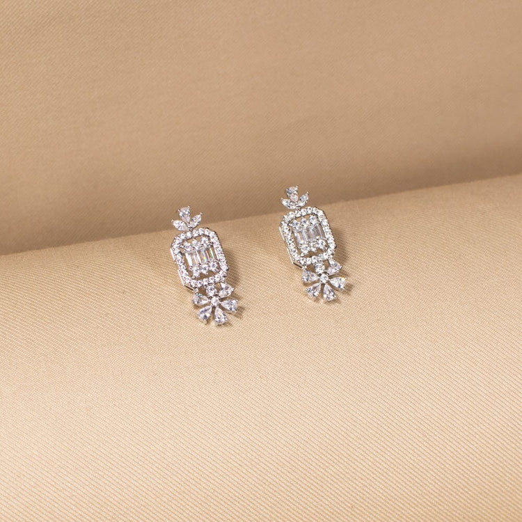 Crystal Flora Necklace Set