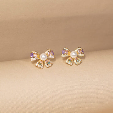 Cupcake Bow Studs - Minima Collection