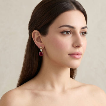 Cupid’s Glow Earrings - Red
