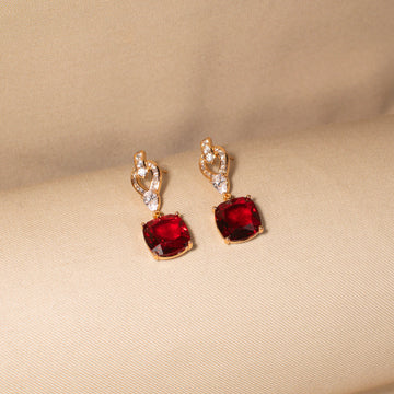 Cupid’s Glow Earrings - Red