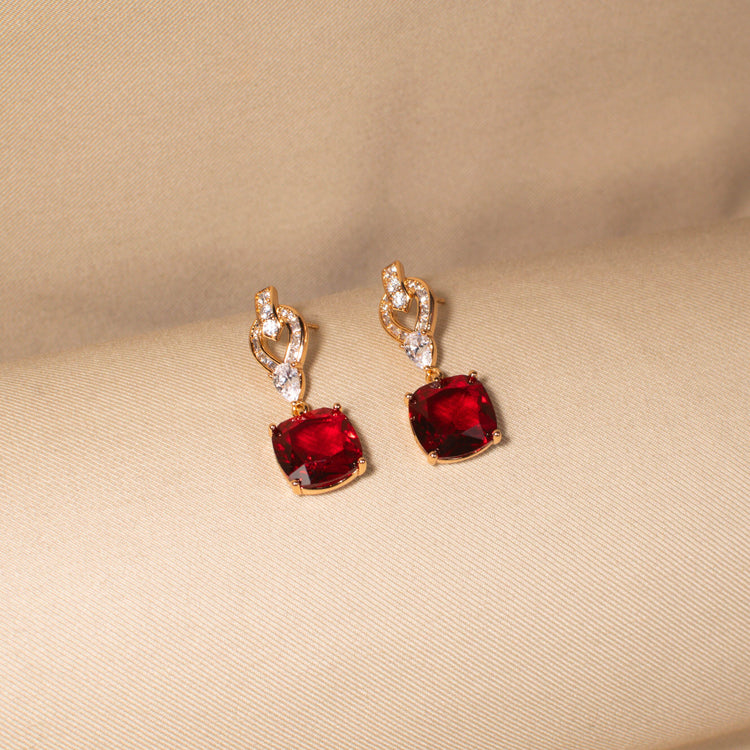 Cupid’s Glow Earrings - Red