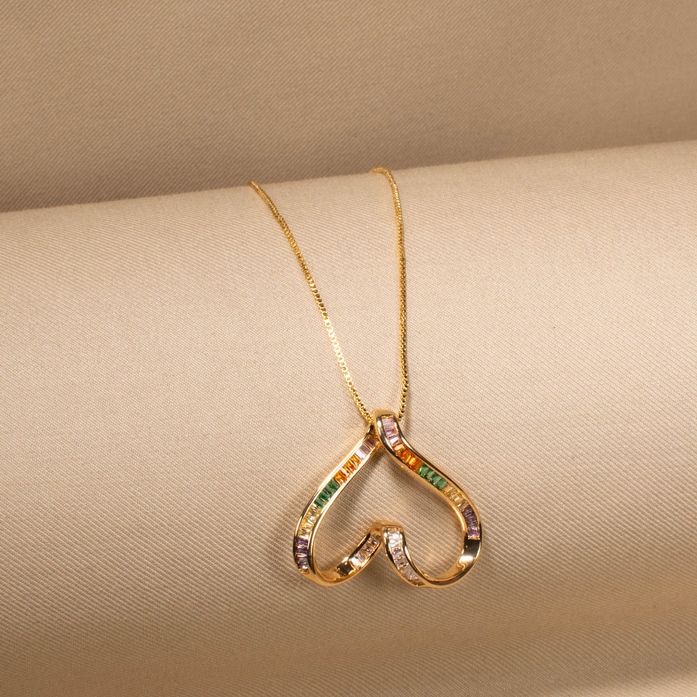 Cupid’s Rainbow Pendant Set