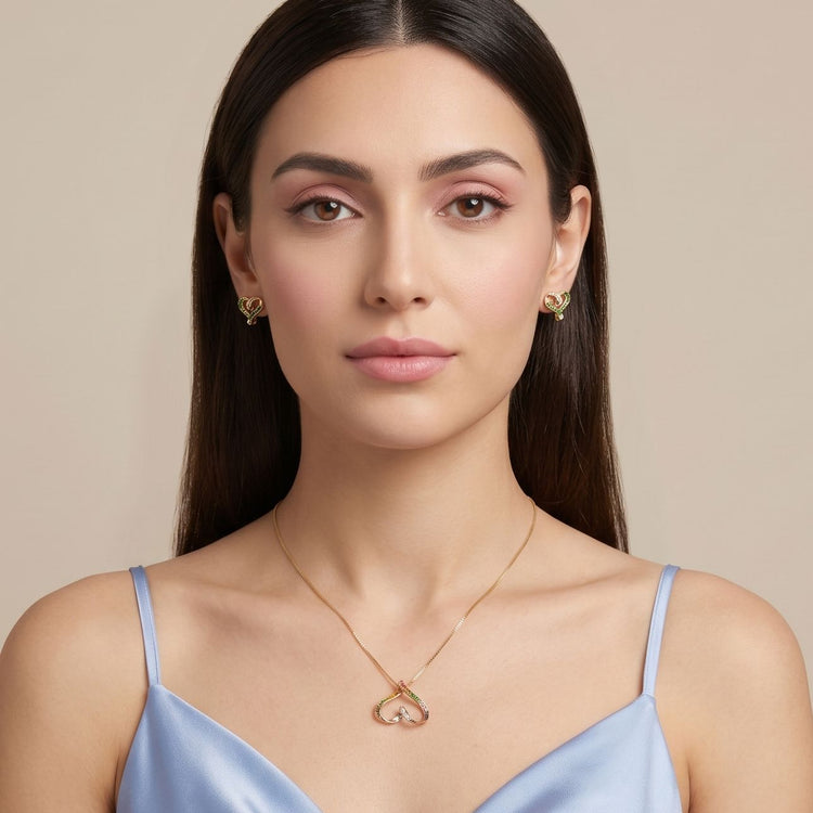 Cupid’s Rainbow Pendant Set