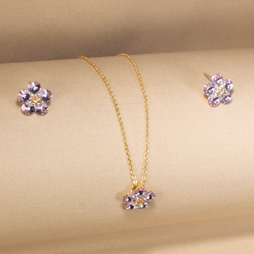 Daisy Charm Pendant Set