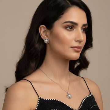 Darya Pendant Set - Grey