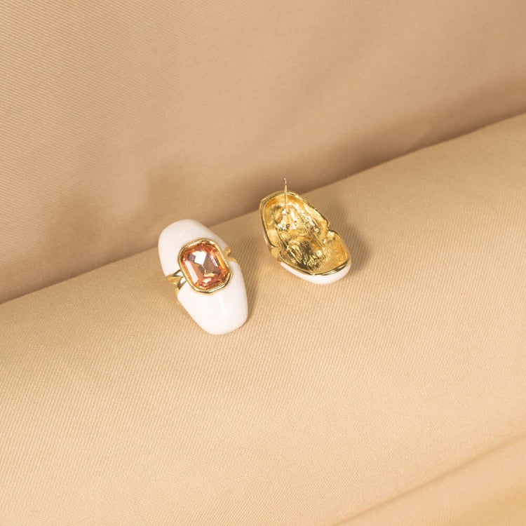 Dew Enamel Studs - Edgy Collection