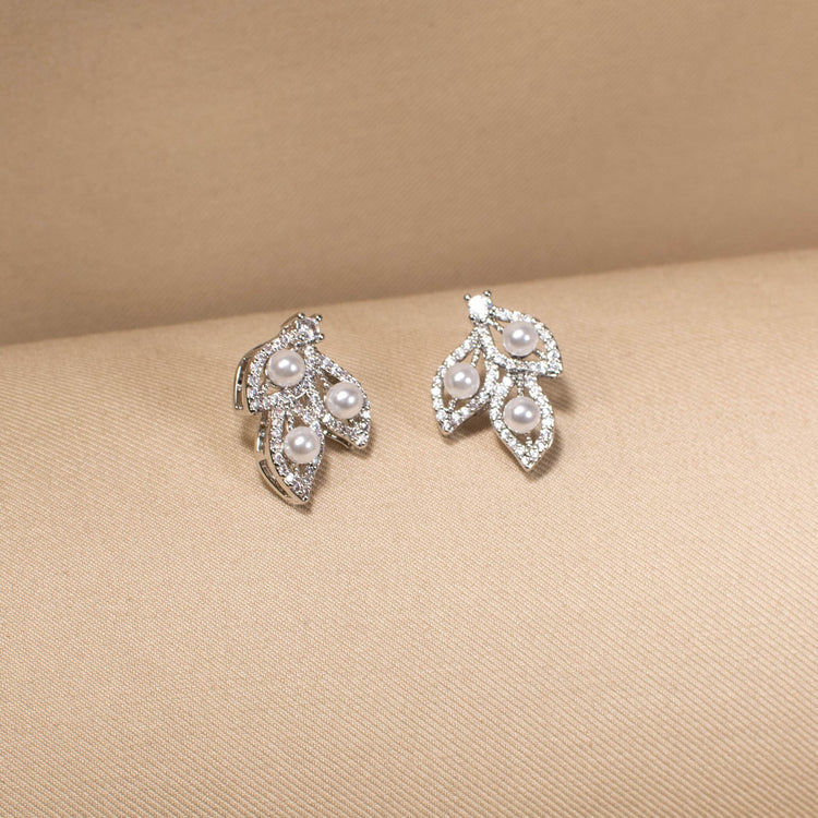 Dewdrop Leaf Pendant Set