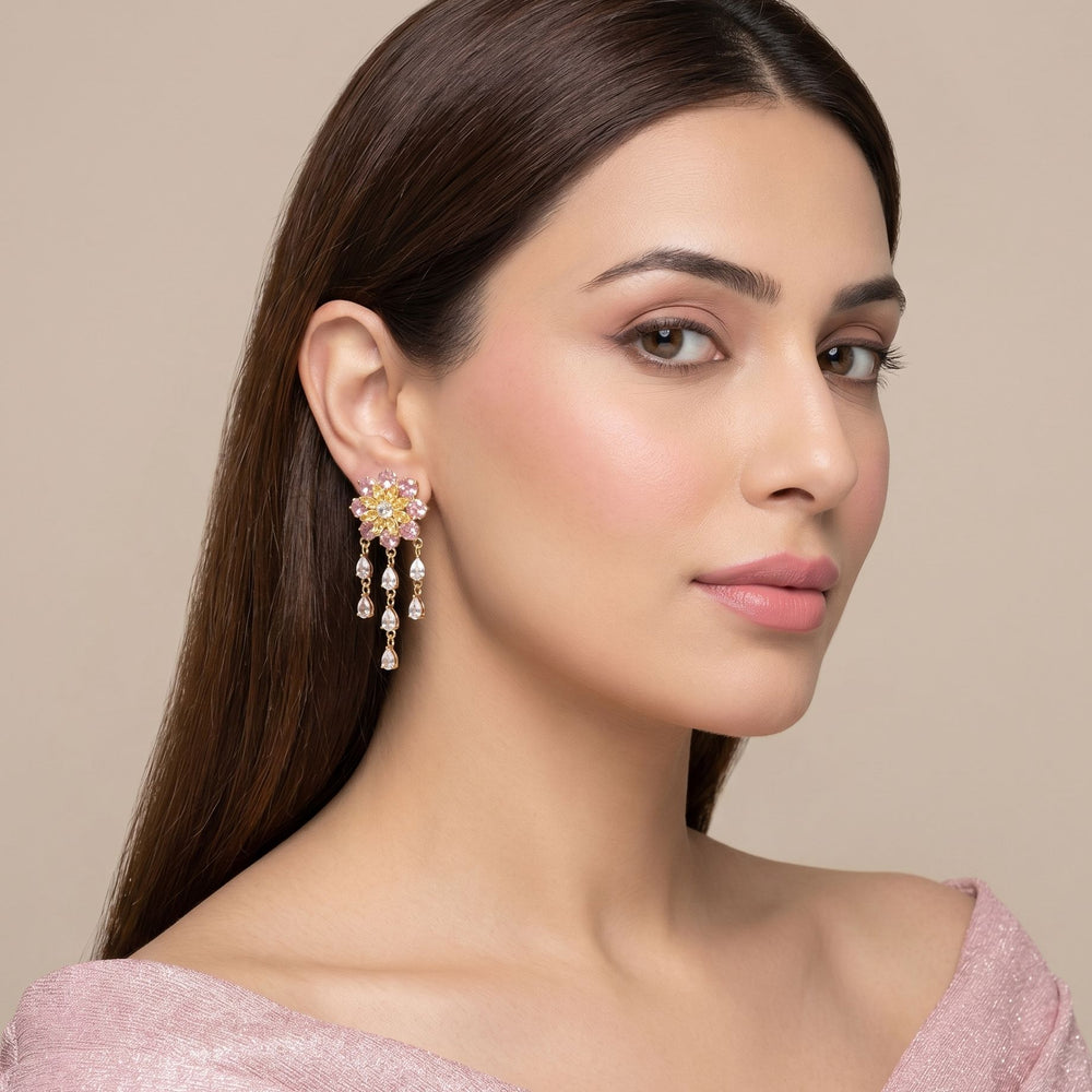 Dewy Meadow Chandelier Earrings