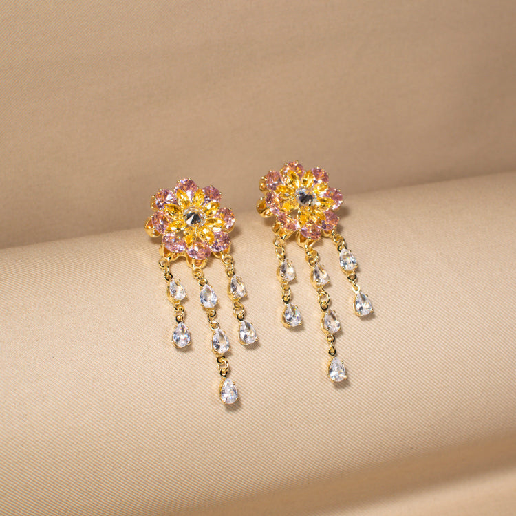 Dewy Meadow Chandelier Earrings
