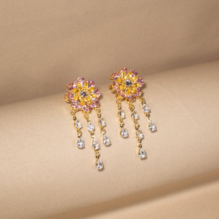Dewy Meadow Chandelier Earrings