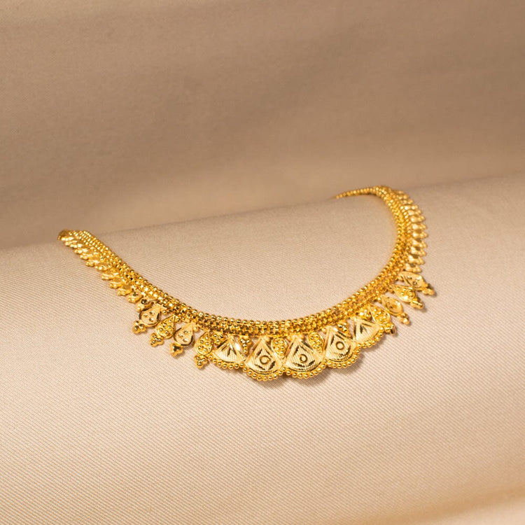 Dharini Gold Replica Necklace Set - Alankar Collection