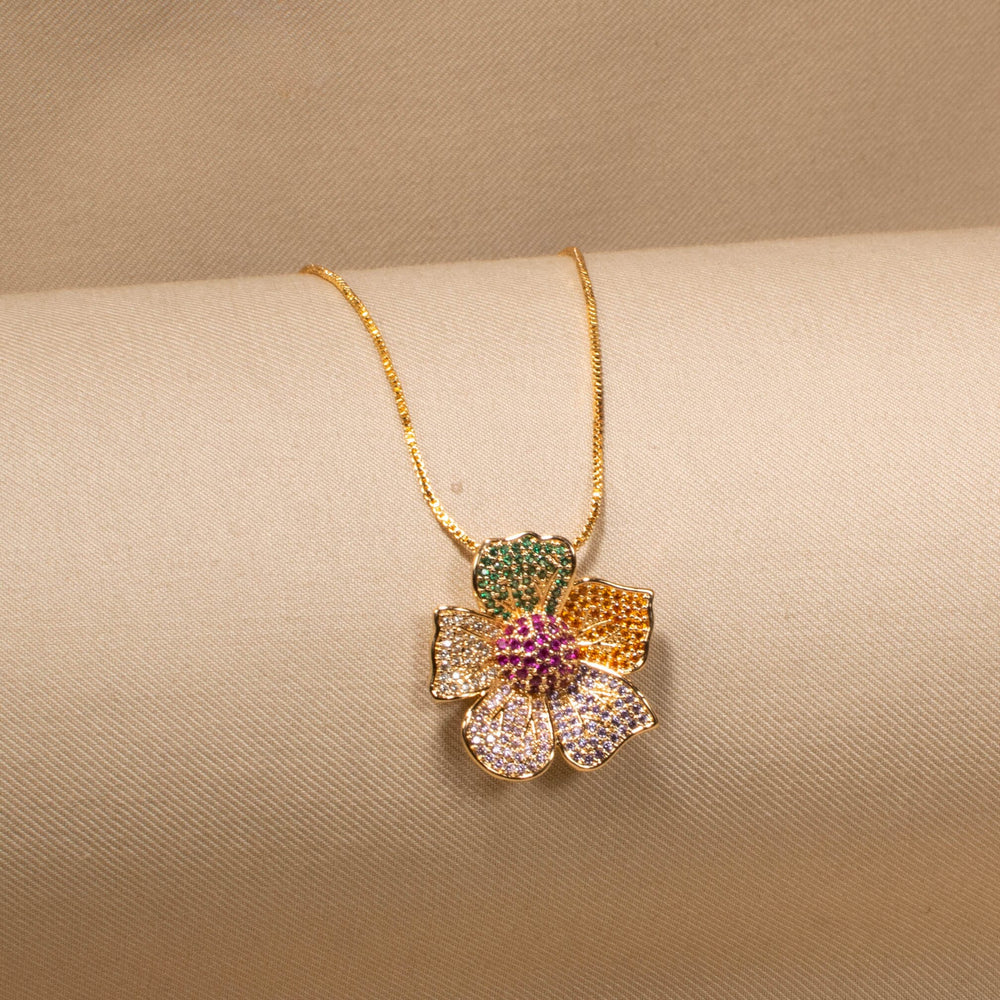 Disco Daisy Pendant Set