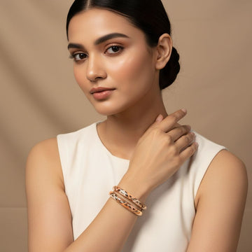Donna Openable Bangles-Pack of 2