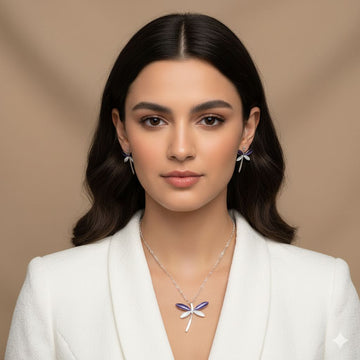 Dragonfly Charm Pendant Set - Nature Collection
